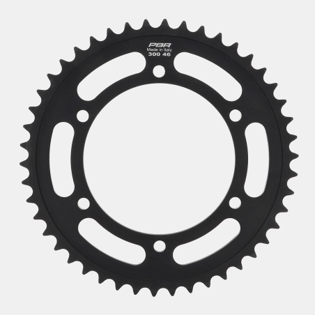 PBR 300 Kettenrad aus schwarzem Stahl, Teilung 525