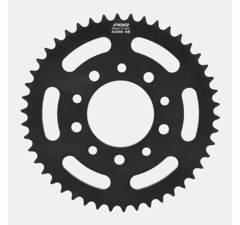 PBR 4350 black steel rear sprocket, step 525